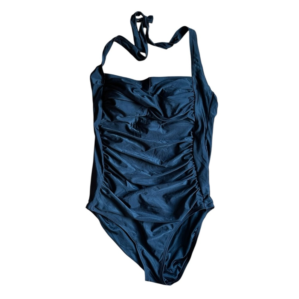 Smismivo Women’s Halter One-Piece Swimsuit – Black – Size M – New With Tags - Picture 3 of 10